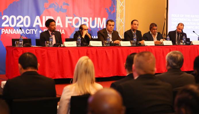 AIBA Interim President Mohamed Moustahsane claimed the inaugural Continental Forum in Panama was a "great success" ©AIBA