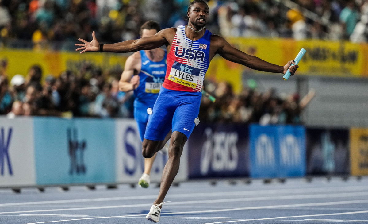 World Relays: USA reigns with Noah Lyles (Image obtained at insidethegames.biz)