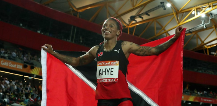 Michelle-Lee Ahye became the only woman from Trinidad and Tobago to compete in three Olympic finals at the same Summer Games. (Photo credit - Team TTO) (Image obtained at tt.loopnews.com)