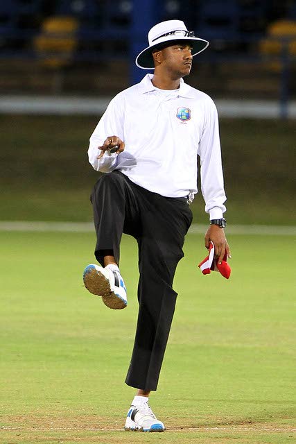 TT umpire Zahid Bassarath. - CWI Media (Image obtained at newsday.co.tt)