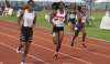 Michelle Lee Ahye of club Rebirth, left, finished first in the 100m prelims at the NGC/Natonal Association of Athletics Administrations Open Championships at the Hasely Crawford Stadium yesterday. Placing second was Kamaria Durant of Simplex and third, Tahesia Harrington-Scott of British Virgin. PHOTO BY AYANNA KINSALE Michelle Lee Ahye of club Rebirth, left, finished first in the 100m prelims at the NGC/Natonal Association of Athletics Administrations Open Championships at the Hasely Crawford Stadium yesterday. Placing second was Kamaria Durant of Simplex and third, Tahesia Harrington-Scott of British Virgin. PHOTO BY AYANNA KINSALE