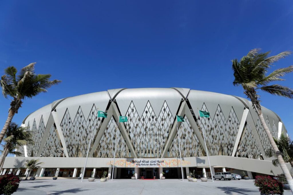 FILE: The King Abdullah Sports City stadium, in Jiddah, Saudi Arabia, on January 11, 2020, on the eve of the Spanish Super Cup final between Real Madrid and Atletico Madrid. - AP PHOTO (Image obtained at newsday.co.tt)